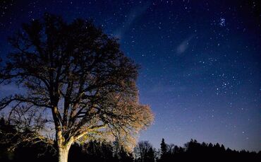 Schmucki Sternenhimmel ueberm Welzheimer Wald