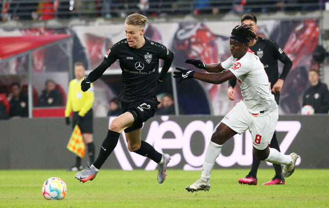 Fußball RB Leipzig vs. VfB Stuttgart