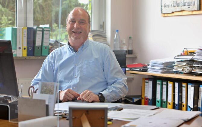 Ortsvorsteher Rudolf Scharer