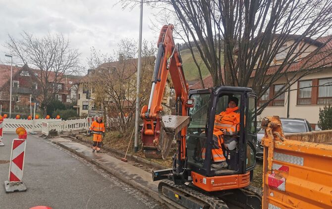 Baustelle Kleinheppach