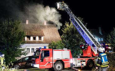 Brand, Untere Uferstr., Schorndorf, 11.08.2022.