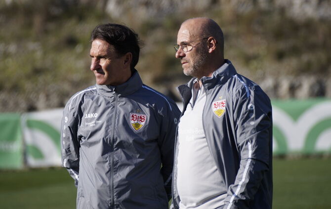 Kopie von VfB-Trainer Bruno Labbadia.