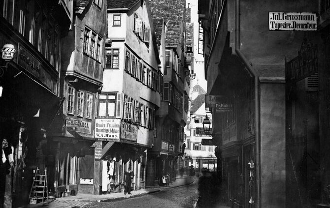 Das vergessene Pogrom - Die historische Hirschstraße Foto Stadtarchiv 0703