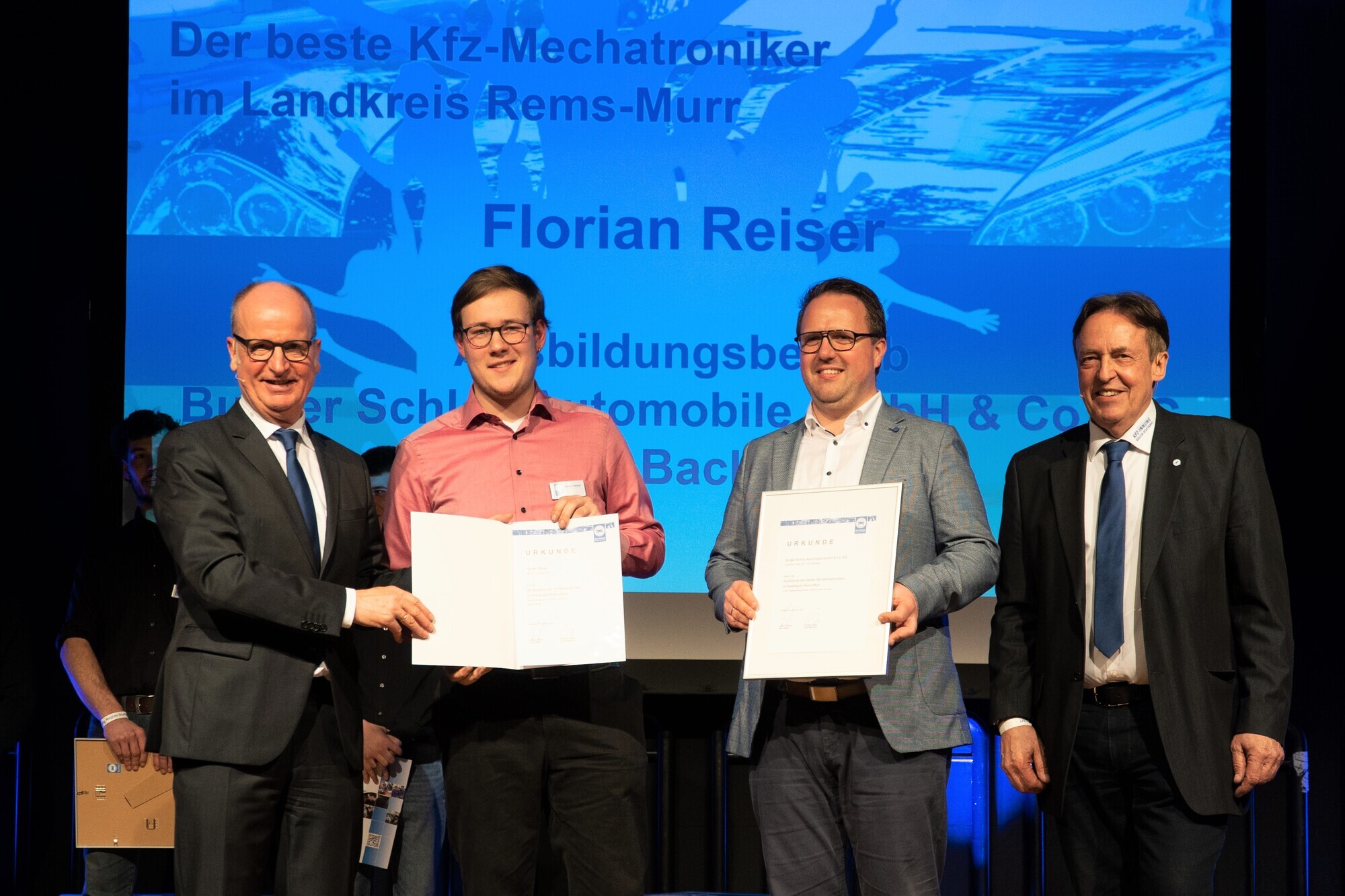 Ausbildung in der Automobilbranche Die zwei Besten aus dem RemsMurr