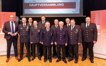 Ehrungen Feuerwehr Weinstadt 2023