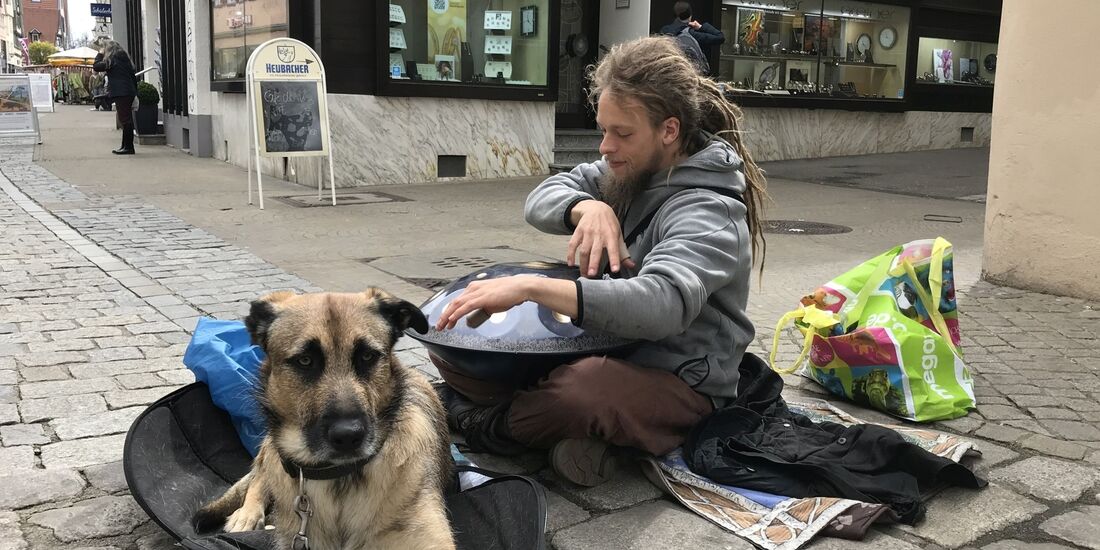 Straßenmusiker Dani