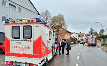 Auch der Rettungsdienst war im Einsatz.