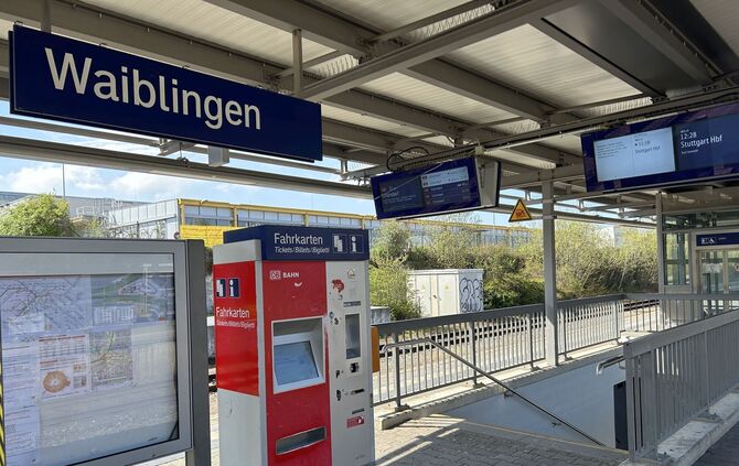 Bahnhof Waiblingen Symbolbild