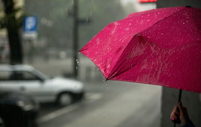 Regenschirm Regen Wetter Symbolfoto Symbol