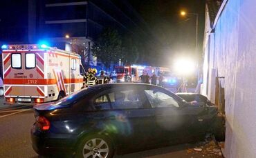 Unfall mit Verletzten in Stuttgart-Feuerbach
