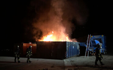 Containerbrand auf Schorndorfer Deponie_0