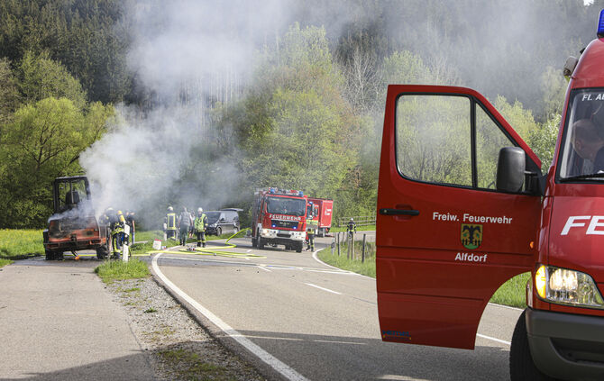 Feuerwehr-Einsatz am Samstag in Alfdorf