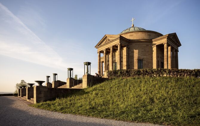 Die Grabkapelle auf dem Württemberg.