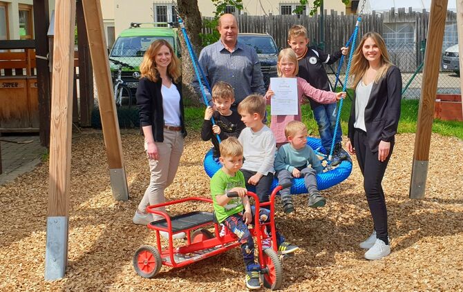  Arche Noah in Welzheim ausgezeichnet: Was den Kindergarten so besonders Illustration 