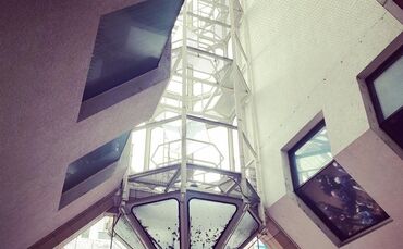 Die Schwabenbräu-Passage am Abend der Eröffnung.