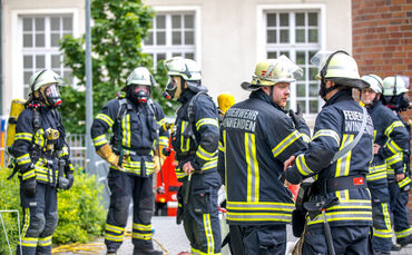 Brand in Wohngebäude der Paulinenhilfe, Lange Gasse, Winnenden, 19.05.2023.