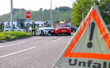 Unfall, Waiblinger Str., Schorndorf, 19.05.2023.