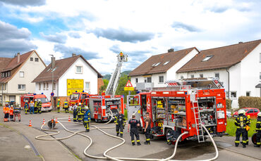 Kellerbrand, Wieslaufstr., Rudersberg-Oberndorf, 20.05.2023.