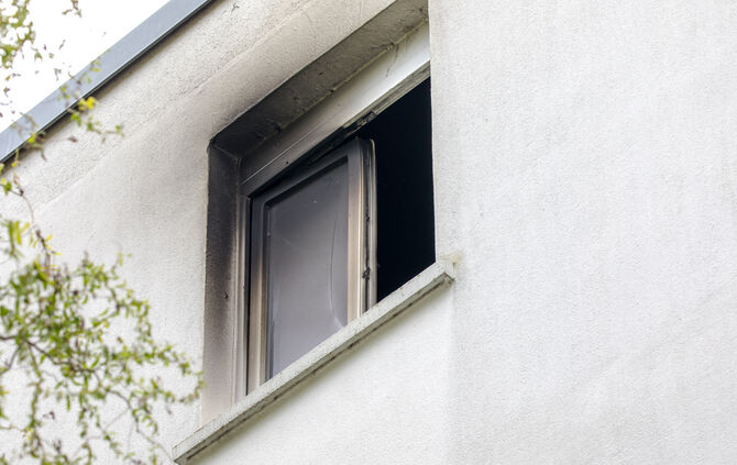 Brand, Altenheim, Auf dem Hagenbach, Backnang, 25.05.2023.