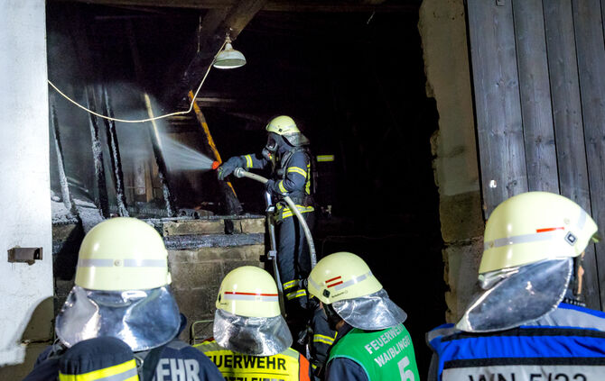 Brand in der Alten Kelter Hohenacker, Bergstr., Waiblingen, 28.05.2023.