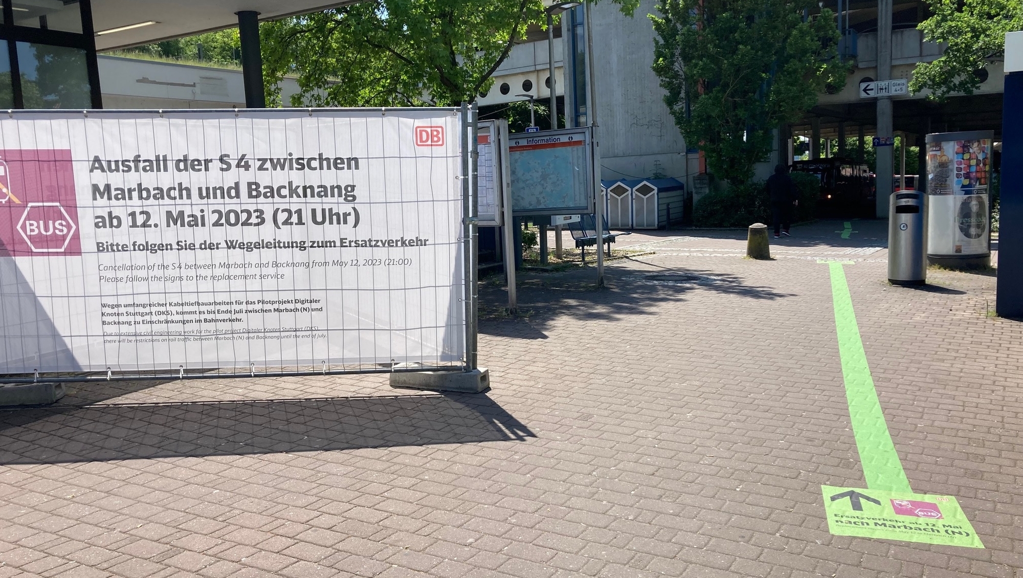 Schienenersatzverkehr Backnang-Marbach: Eine Testfahrt zur und mit der ...