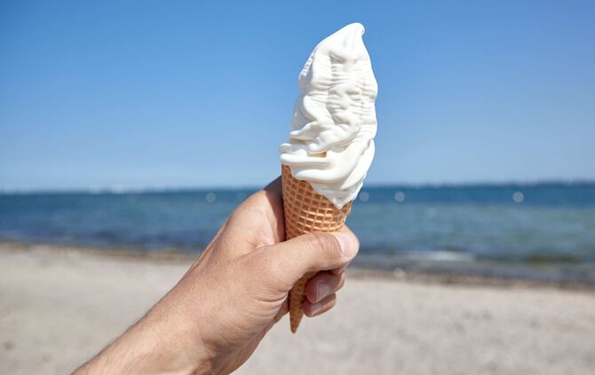 Eine süße Köstlichkeit für heiße Tage.