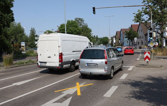 geänderte Verkehrsführung