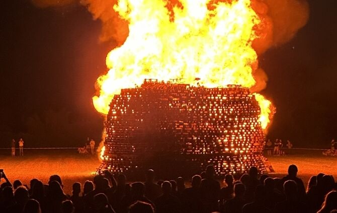 Sonnwendfeier Sonnwendfeuer Hohenacker