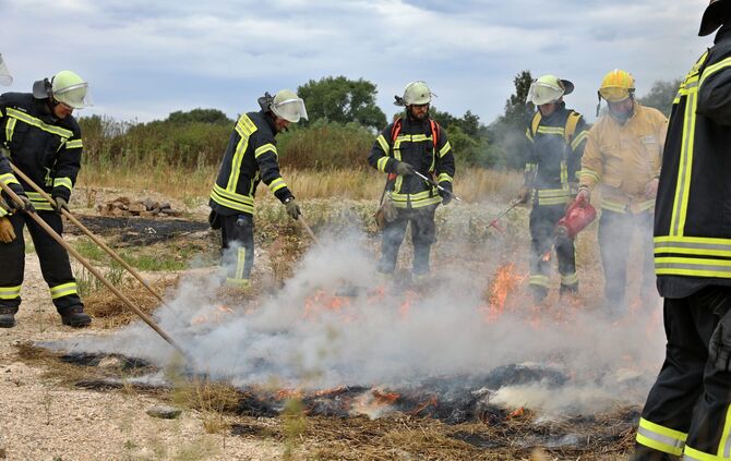 Vegetationsbrand-Bekämpfung