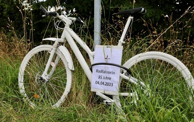 Ghost bike