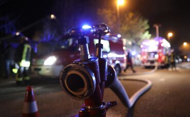 Feuerwehr Blaulicht Brand Symbol Feuerwehreinsatz Symbolbild