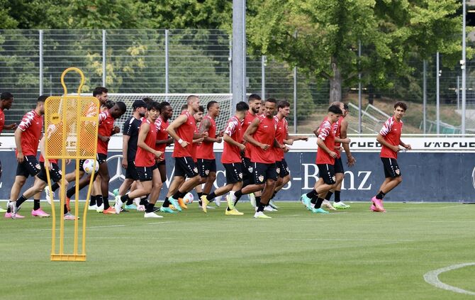 Trainingsauftakt beim VfB Stuttgart
