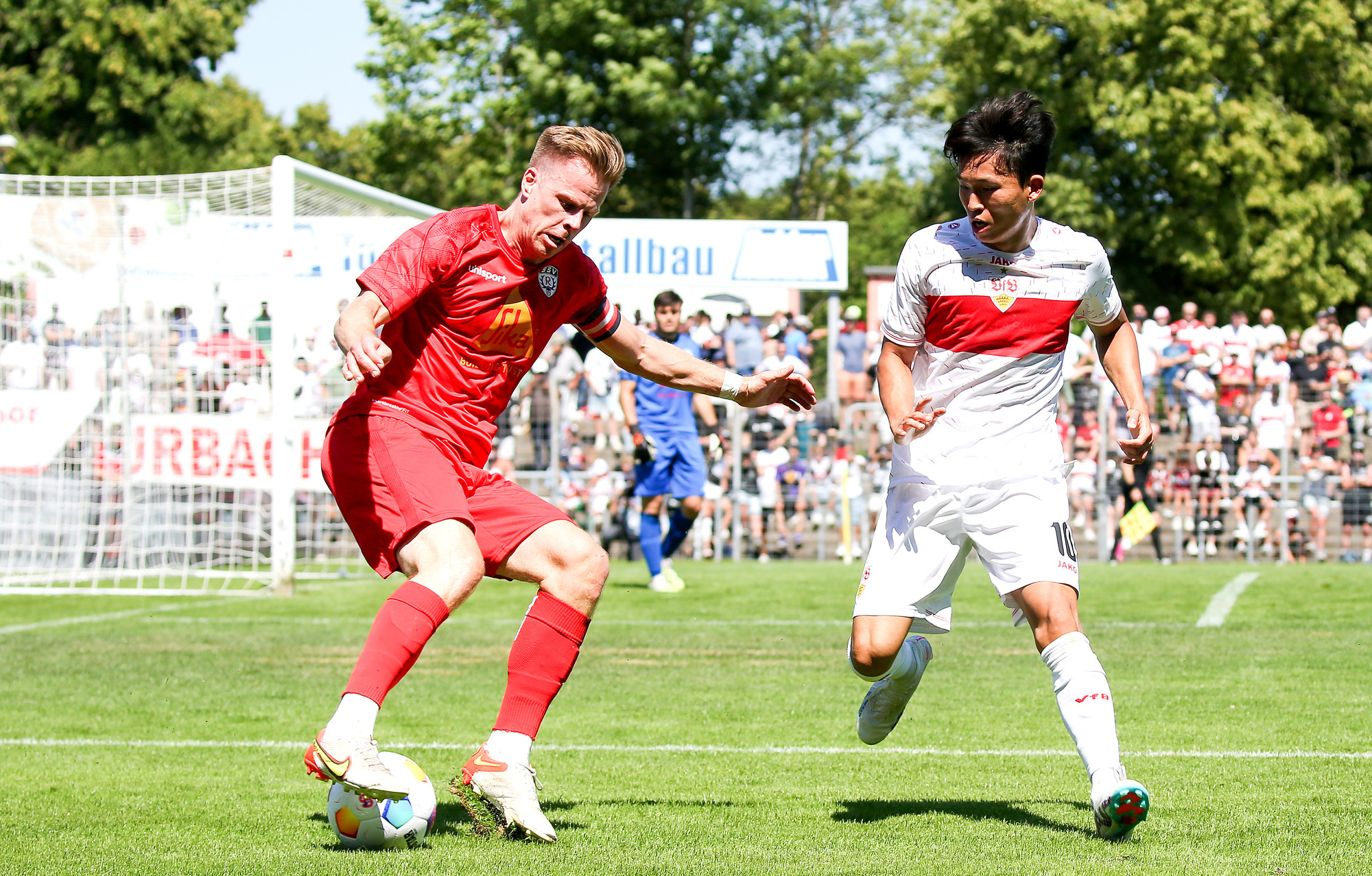 VfB Stuttgart gewinnt Testspiel in Reutlingen mit 40 Neuzugang Joeng debütiert - News über den VfB Stuttgart