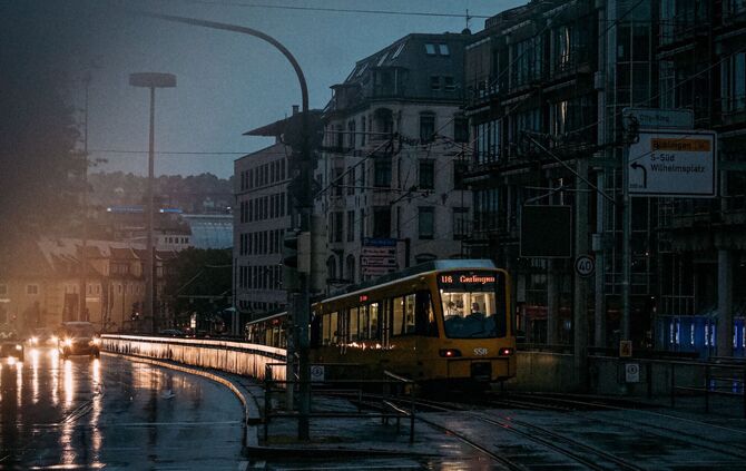 Regenwetter Stuttgart Symbolbild