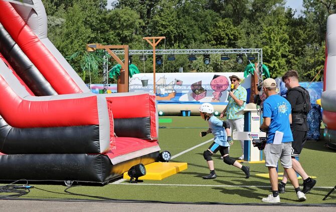 Dreharbeiten Tigerenten Club