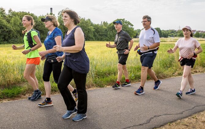 "Lauf Geht's" im Zipfelbachtal beim Wunnebad Winnenden, 20.06.2023.