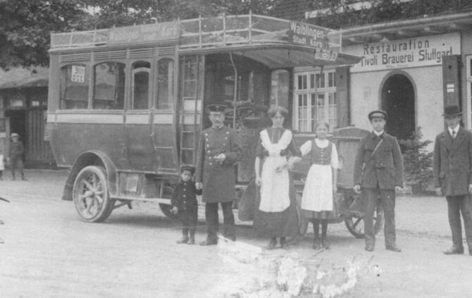 Omnibus Korb Waiblingen 1912