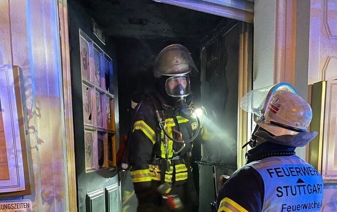feuerwehr stuttgart einsatz brand pizzeria