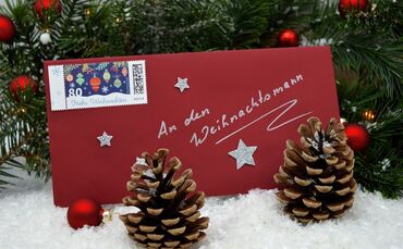 Weihnachten Weihnachtsmann Christkind Post Adresse Brief