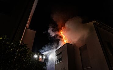 Zimmerbrand in der Reußensteinstraße, 70736 Fellbach,