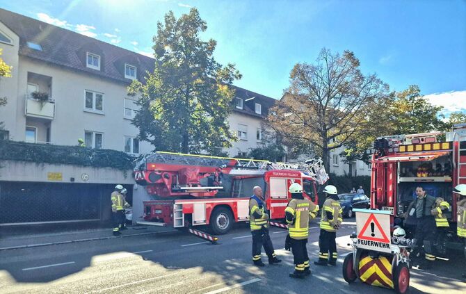 Die Feuerwehr wurde zu einem Einsatz nach Fellbach gerufen.
