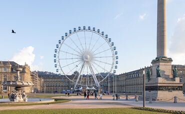 Sky Lounge Wheel Stuttgart Riesenrad Pressefoto
