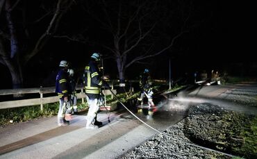 Zaunbrand Winterbach Zaunbretter