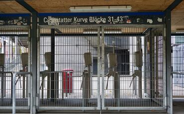 Mercedes-Benz-Arena Symbolbild, Cannstatter Kurve (geschlossen / Corona)
