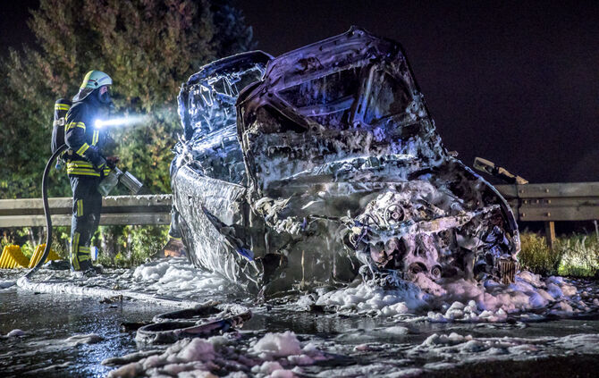 Es kam zu einem Unfall auf der B29 bei Weinstadt.