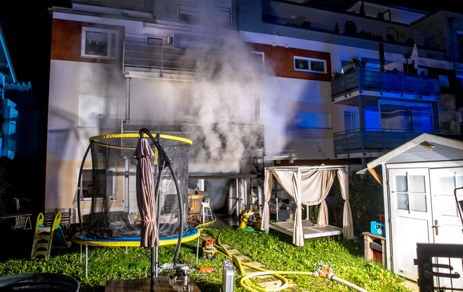 Wohnungsbrand, Saalfeldener Str., Backnang-Maubach, 03.11.2023.