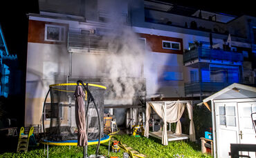 Wohnungsbrand, Saalfeldener Str., Backnang-Maubach, 03.11.2023.
