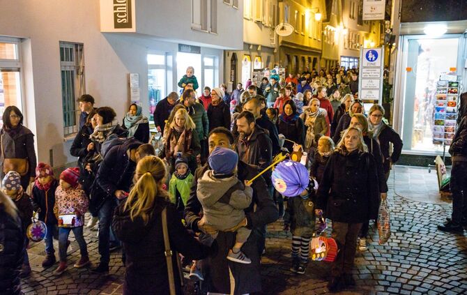 Laternenlauf + Sandmännchen, Winnenden, 09.11.2018.