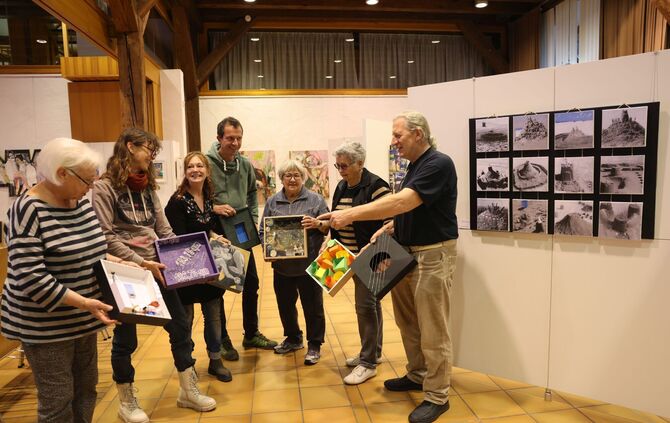 Wie Kunst und Raum zusammenhängen Ausstellung in der Alten Kelter Korb