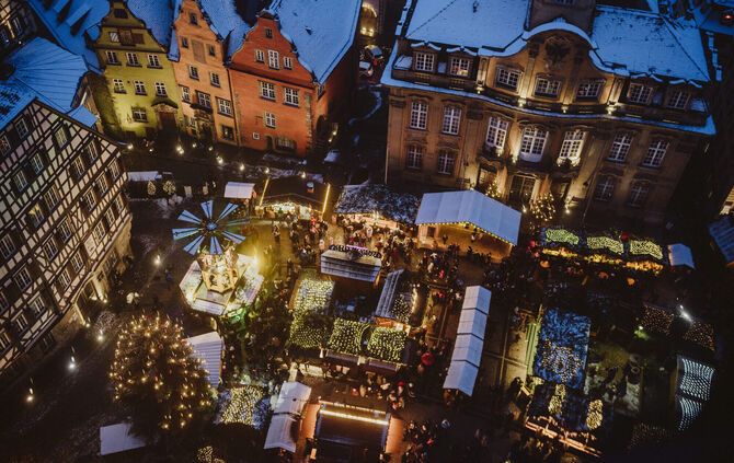 Weihnachtsmarkt Schwäbisch Hall Pressefoto